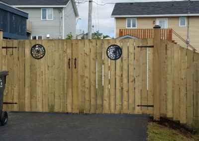 Fence with gate